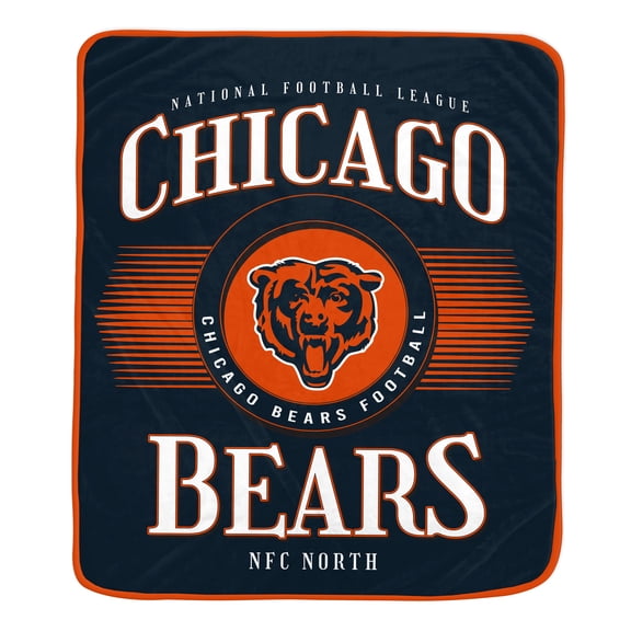 Pegasus Chicago Bears Spotlight Arch 60" x 70" Ultra Soft Throw Blanket