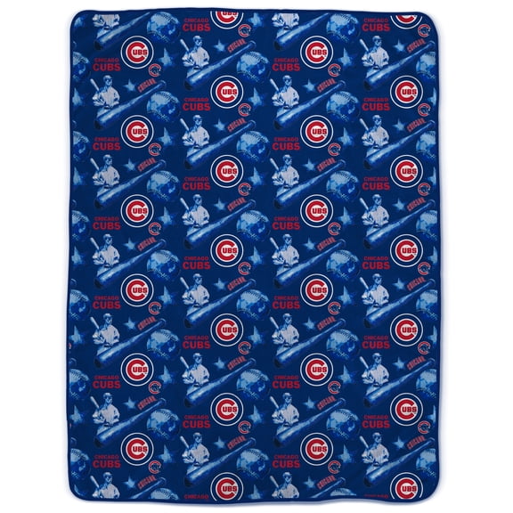 Pegasus  Chicago Cubs Tonal Slugger Ultra Cozy Oversized Blanket
