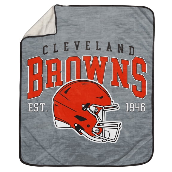 Pegasus Cleveland Browns 50" x 60" Arch Block Ultra Cozy Sweatshirt Blanket
