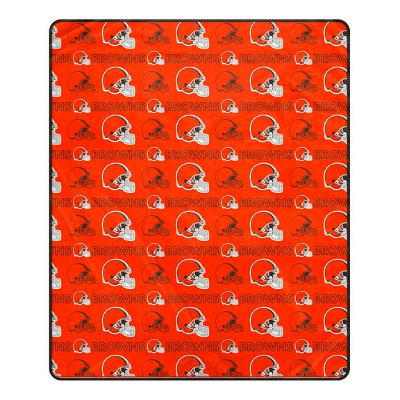 Pegasus Cleveland Browns 50" x 60" Repeat Big Logo Wordmark Ultra Soft Blanket