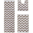 thumbnail image 1 of Pegasus Collection 100% Polyester  3 Piece Set (20' x 20' | 21' x 34' | 20' x 60') Bath Rug Set in Beige, 1 of 1