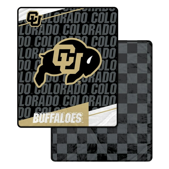 Pegasus Colorado Buffaloes 60" x 70" Diagonal Ghost Checkered Double-Sided Blanket