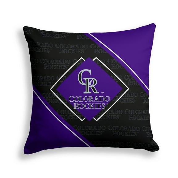 Pegasus Colorado Rockies 18" x 18" Diamond Boxed Decor Pillow