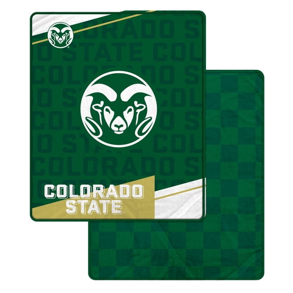 Pegasus Colorado State Rams 60" x 70" Diagonal Ghost Checkered Double-Sided Blanket
