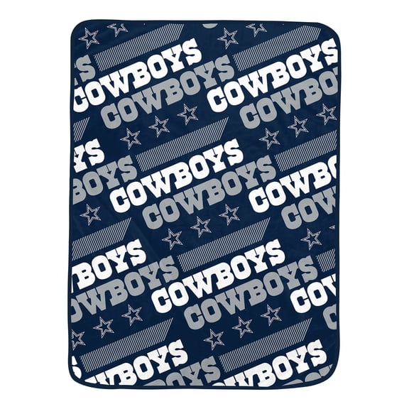 Pegasus Dallas Cowboys 60" x 72" Slanted Half-Stripe Wordmark Ultra Soft Blanket