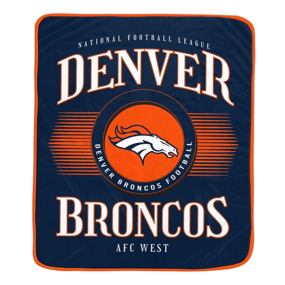 Pegasus Denver Broncos Spotlight Arch 60" x 70" Ultra Soft Throw Blanket