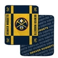 thumbnail image 1 of Pegasus Denver Nuggets 60- x 70- Reverse Block Wordmark Double-Sided Blanket, 1 of 1