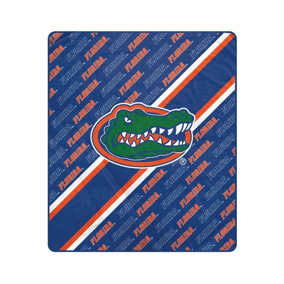 Pegasus Florida Gators 60" x 70" Diagonal Lined Wordmark Ultra Soft Blanket