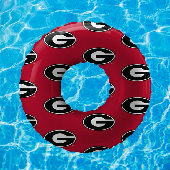 Pegasus Georgia Bulldogs 48" Repeating Logo Inflatable Pool Ring