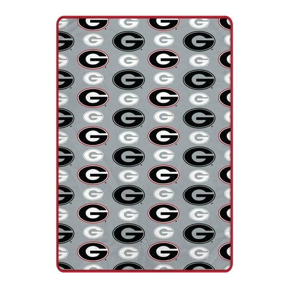 Pegasus Georgia Bulldogs 66" x 95" Oversized Logo Roll Ultra Cozy Blanket