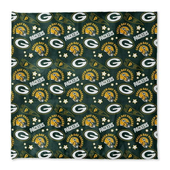Pegasus Green Bay Packers 108" x 108" Victory Pennant Ultra Cozy Family Blanket