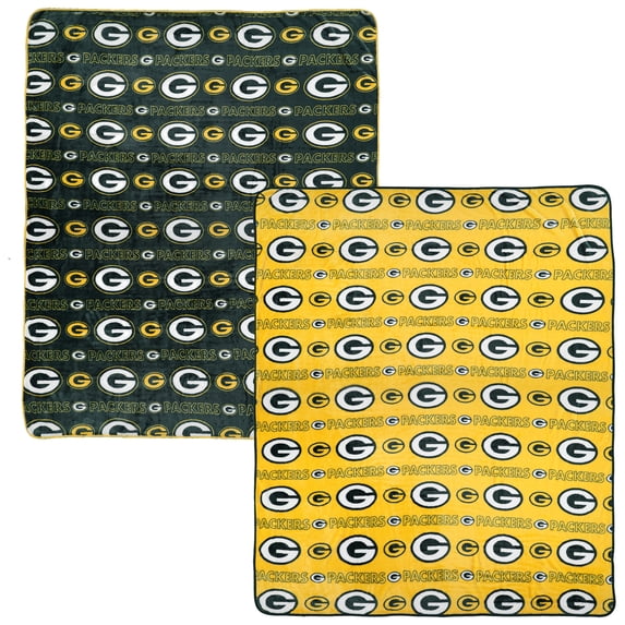 Pegasus Green Bay Packers 60- x 70- Home & Away Two-Piece Blanket Set