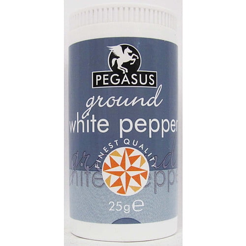 Pegasus Ground White Pepper 25g (pack of 12)