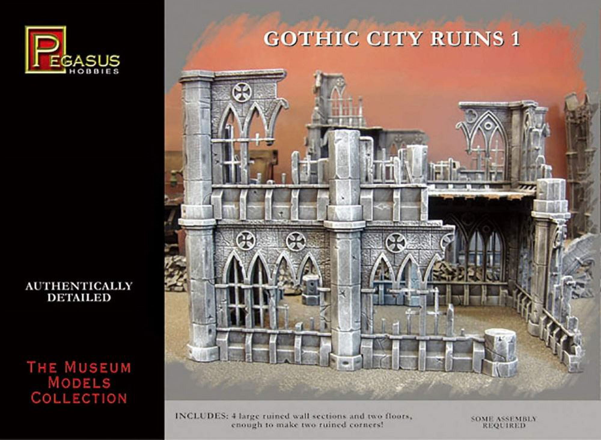 Pegasus Hobbies 4930 Gothic City Ruins Set 1