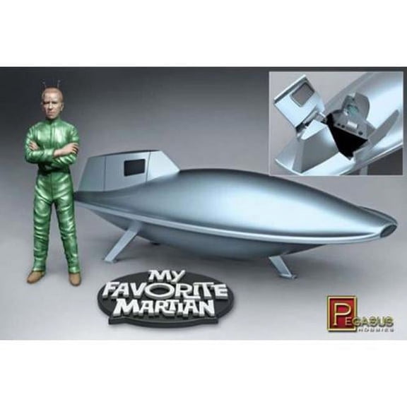 Pegasus Hobbies My Favorite Martian - Uncle Martin Spaceship Display (1/18 Scale) New
