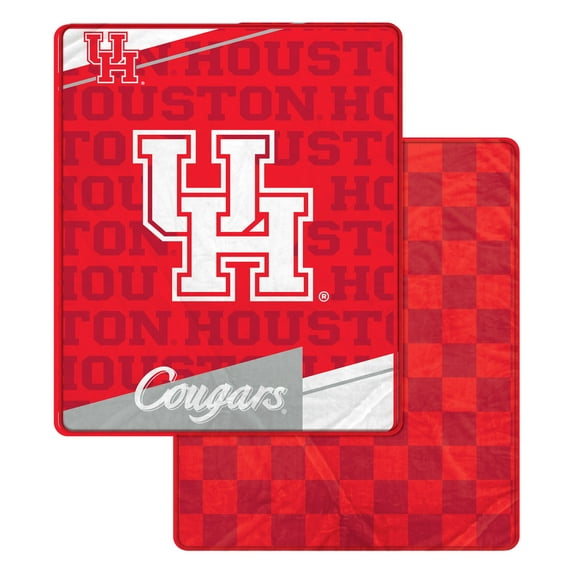 Pegasus Houston Cougars 60" x 70" Diagonal Ghost Checkered Double-Sided Blanket