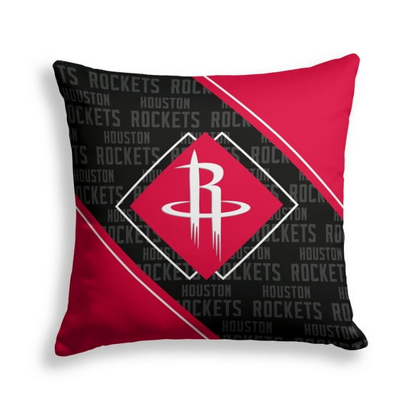 Pegasus Houston Rockets 18" x 18" Diamond Boxed Decor Pillow