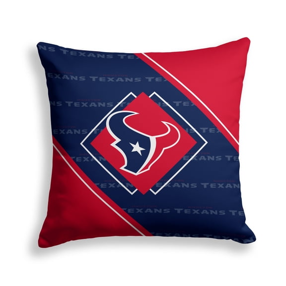 Pegasus Houston Texans 18" x 18" Diamond Boxed Decor Pillow