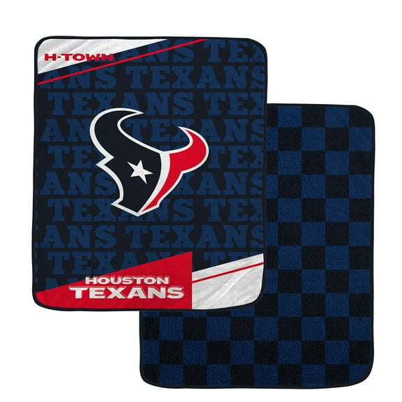 Pegasus Houston Texans 60" x 70" Diagonal Ghost Checkered Double-Sided Blanket