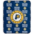 thumbnail image 1 of Pegasus Indiana Pacers 50" x 60" Repeat Wordmark Fleece Blanket, 1 of 1