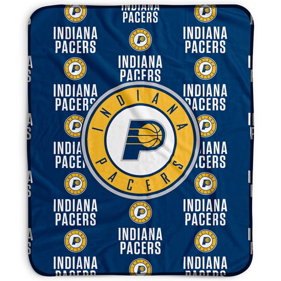 Pegasus Indiana Pacers 50" x 60" Repeat Wordmark Fleece Blanket