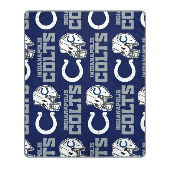 Pegasus Indianapolis Colts 50" x 60" Homefield Stacked Logos Ultra Soft Blanket