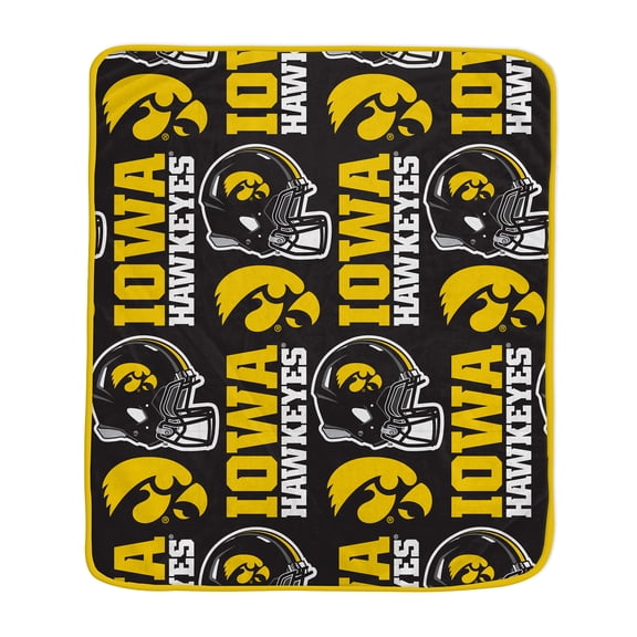 Pegasus Iowa Hawkeyes 50" x 60" Homefield Stacked Logos Ultra Soft Blanket