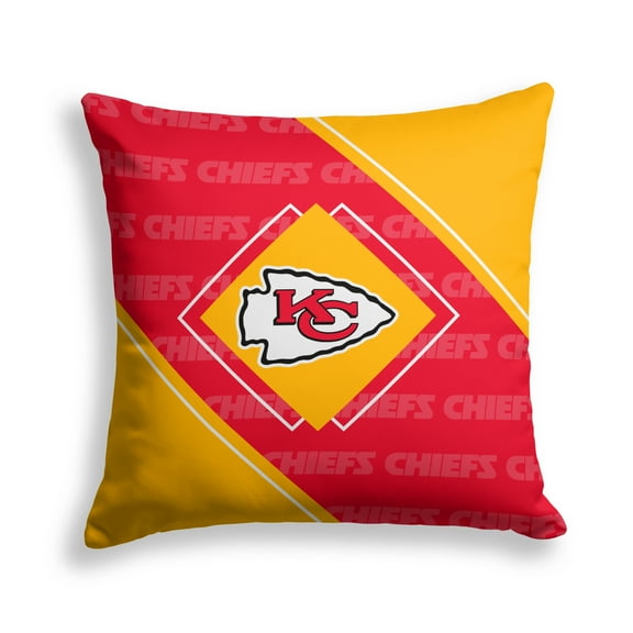 Pegasus Kansas City Chiefs 18" x 18" Diamond Boxed Decor Pillow