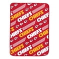 thumbnail image 1 of Pegasus Kansas City Chiefs 60" x 72" Slanted Half-Stripe Wordmark Ultra Soft Blanket, 1 of 1