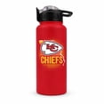 thumbnail image 1 of Pegasus Kansas City Chiefs Gradient Home State 32oz Stainless Steel Press Top Water Bottle, 1 of 4