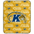 thumbnail image 1 of Pegasus Kent State Golden Flashes 50" x 60" Repeat Wordmark Fleece Blanket, 1 of 1
