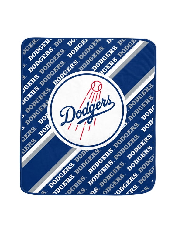 Los Angeles Dodgers 60" x 70" Diagonal Lined Wordmark Ultra Soft Blanket