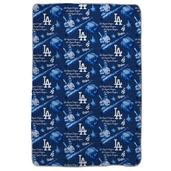 Pegasus  Los Angeles Dodgers Tonal Slugger Ultra Cozy Oversized Blanket
