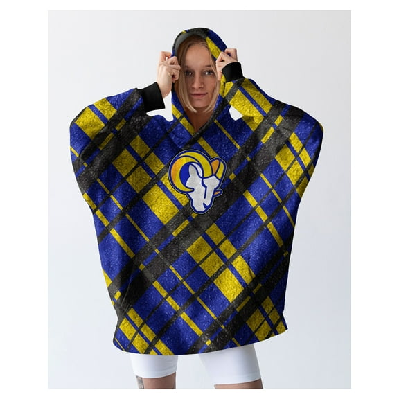 Pegasus Los Angeles Rams 34" x 34" Digital Dash Sherpa Hooded Fan Cape