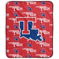 thumbnail image 1 of Pegasus Louisiana Tech Bulldogs 50" x 60" Repeat Wordmark Fleece Blanket, 1 of 1