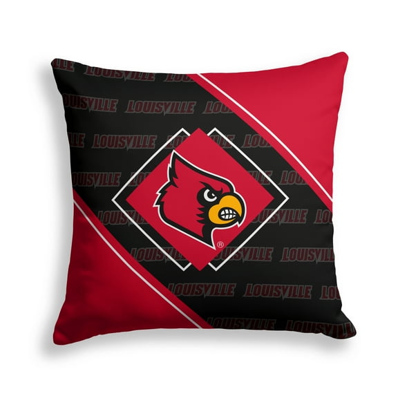 Pegasus Louisville Cardinals 18" x 18" Diamond Boxed Decor Pillow