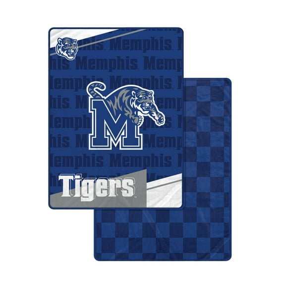 Pegasus Memphis Tigers 60" x 80" Diagonal Ghost Checkered Two-Sided Blanket