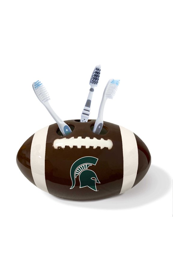 Michigan State Spartans Team Ball Toothbrush Holder
