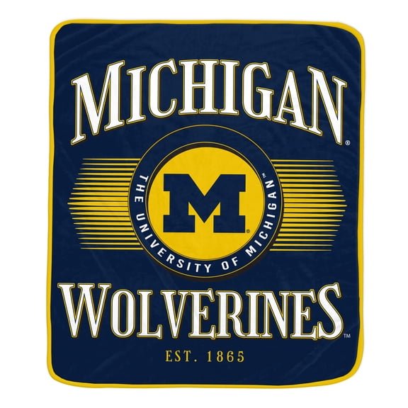 Pegasus Michigan Wolverines Spotlight Arch 60" x 70" Ultra Soft Throw Blanket