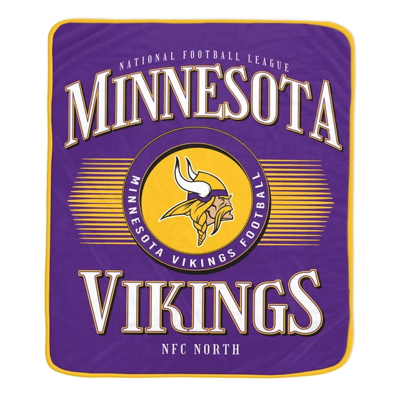 Pegasus Minnesota Vikings Spotlight Arch 60" x 70" Ultra Soft Throw Blanket