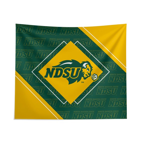 Pegasus NDSU Bison 51" x 60" Diamond Boxed Wall Tapestry