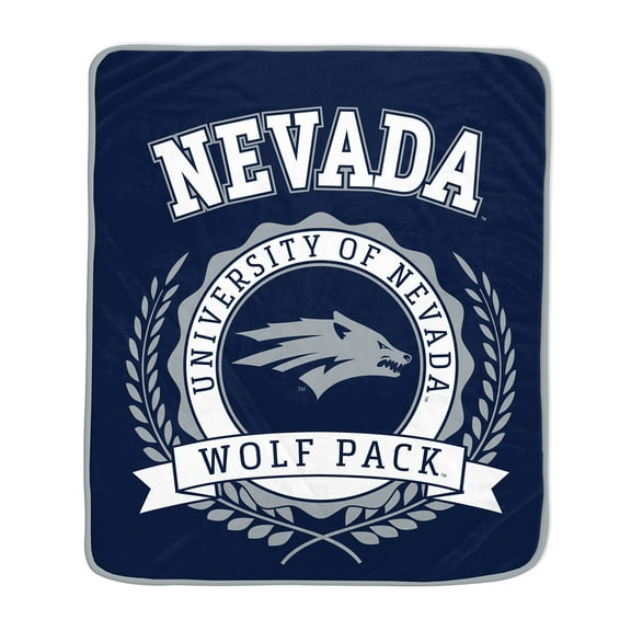 Pegasus Nevada Wolf Pack 50" x 60" University Crest Ultra Soft Blanket