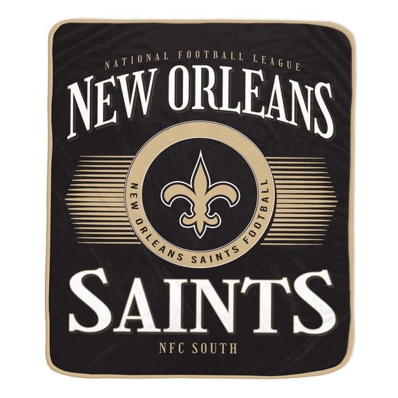 Pegasus New Orleans Saints Spotlight Arch 60" x 70" Ultra Soft Throw Blanket