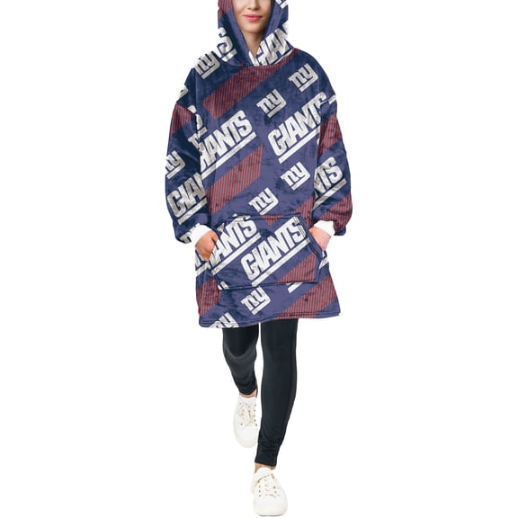 Pegasus New York Giants 60" x 80" Repeat Logo Hoodie Bloncho