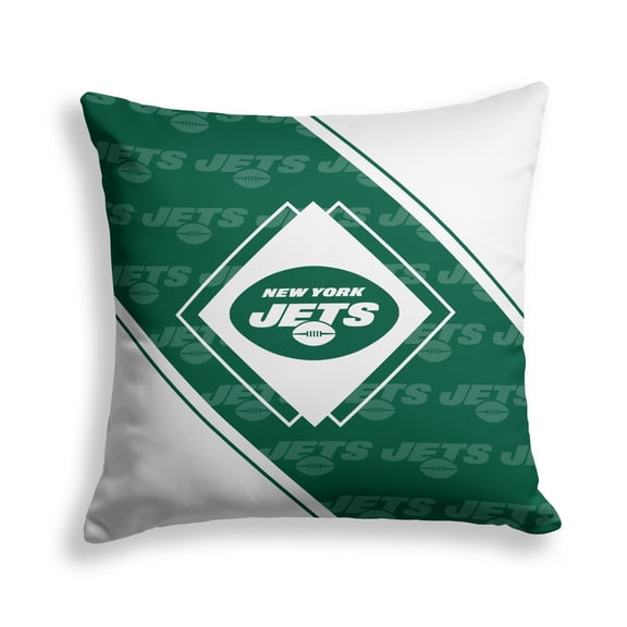 Pegasus New York Jets 18" x 18" Diamond Boxed Decor Pillow