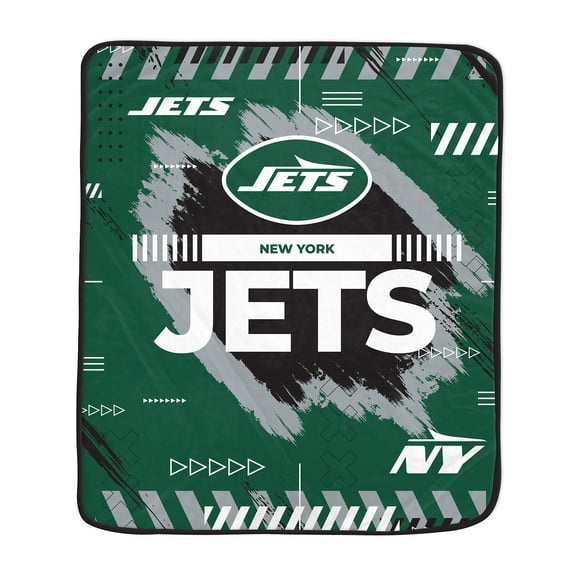 Pegasus New York Jets 60" x 72" Game Tech Ultra Cozy Blanket
