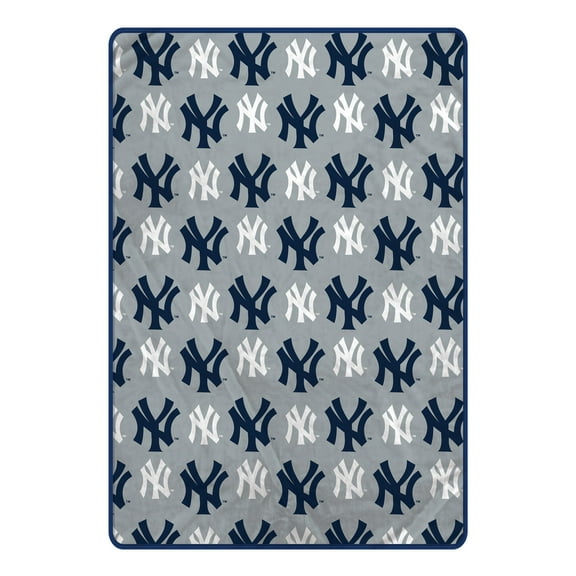 Pegasus New York Yankees 66" x 95" Oversized Logo Roll Ultra Cozy Blanket