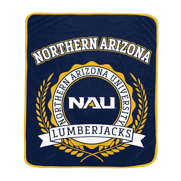 Pegasus Northern Arizona Lumberjacks 50" x 60" University Crest Ultra Soft Blanket