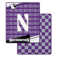 thumbnail image 1 of Pegasus Northwestern Wildcats 60" x 70" Diagonal Ghost Checkered Double-Sided Blanket, 1 of 1