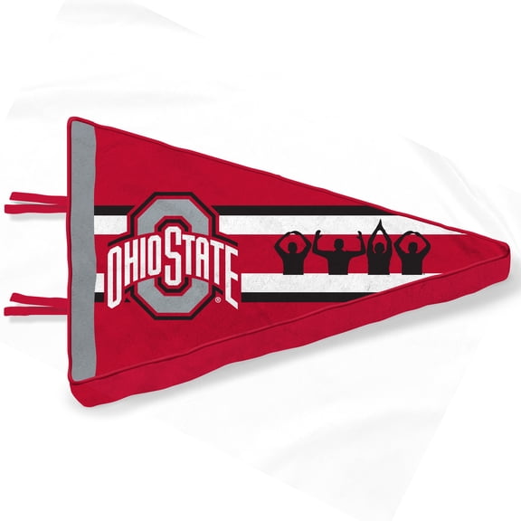 Pegasus Ohio State Buckeyes Half Stripe Pennant Pillow